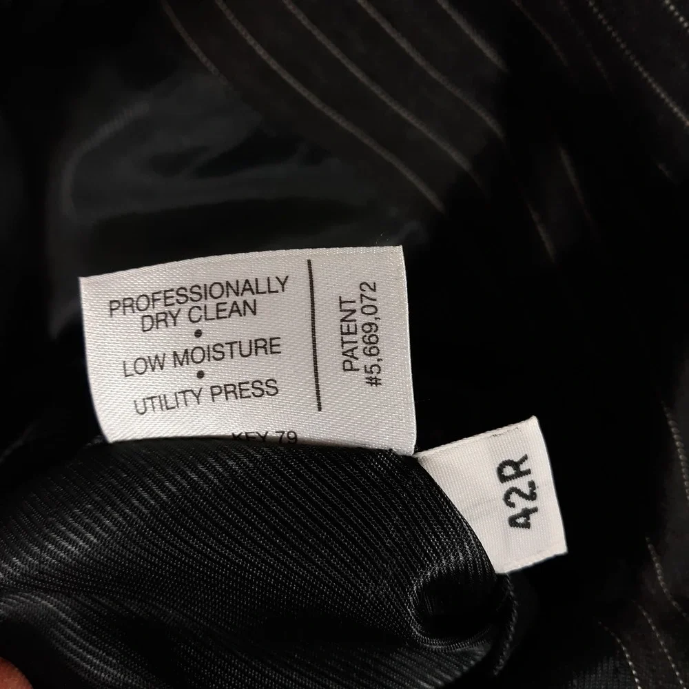 Daniel Cremieux Loro Piana Blazer Suit Jacket Mens Size 42 R Wool Black 3-Button